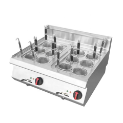 Hervidor eléctrico comercial de fideos E-DM-700X, 12 cestas, acero inoxidable