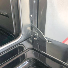 موقد غاز عالي الطاقة E-RQB-700-6AG من الفولاذ المقاوم للصدأ بقدرة 38.8 كيلو واط للاستخدام التجاري