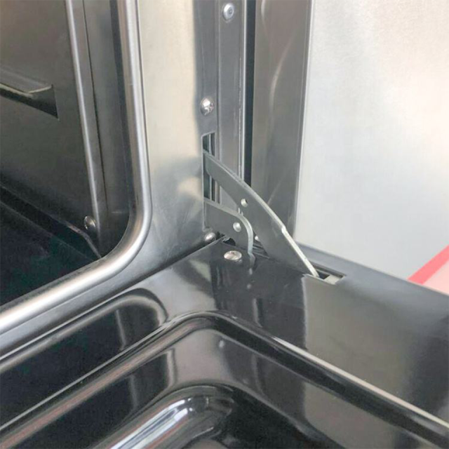 موقد غاز عالي الطاقة E-RQB-700-6AG من الفولاذ المقاوم للصدأ بقدرة 38.8 كيلو واط للاستخدام التجاري