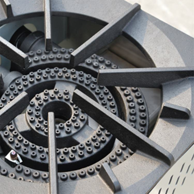 Quemador de gas europeo de la serie FSP, de suelo simple y doble, para restaurantes