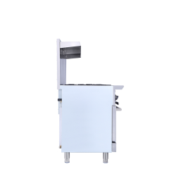 موقد غاز عالي الأداء بعشرة شعلات مع فرن للمطابخ الكبيرة