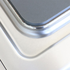 موقد كهربائي بستة شعلات مع فرن مدمج للاستخدام في المطاعم وخدمات الطعام