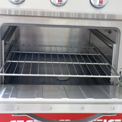 موقد كهربائي بستة شعلات مع فرن مدمج للاستخدام في المطاعم وخدمات الطعام