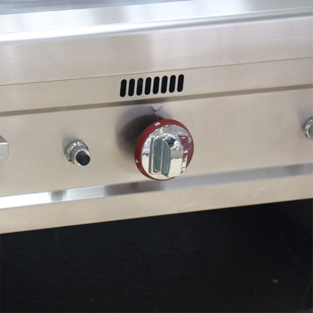 E-RQP Series Floor Standing Gas Griddle 16mm Thick Plate for Restaurants