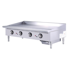 48 Inch Commercial Gas Griddle E-RQP-48A Thick Plate for Catering Use
