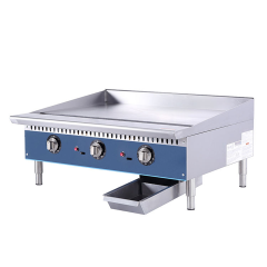 Commercial Countertop Gas Griddle for Restaurants and Food Trucks