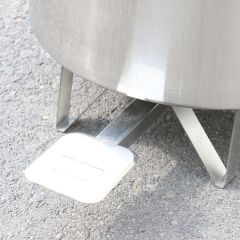 Lixeira com rodas em aço inoxidável, série LJT, 50 a 100 litros, para cozinhas profissionais.