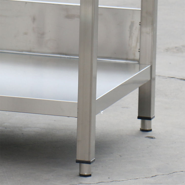 حوض غسيل تجاري من الفولاذ المقاوم للصدأ ذو حوض واحد ZZDSDY مع لوح تصريف ورف