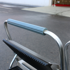 Máquina de waffles elétrica E-DPX-13 com placas removíveis para cafés e padarias