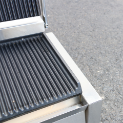 Máquina de waffles elétrica E-DPX-13 com placas removíveis para cafés e padarias