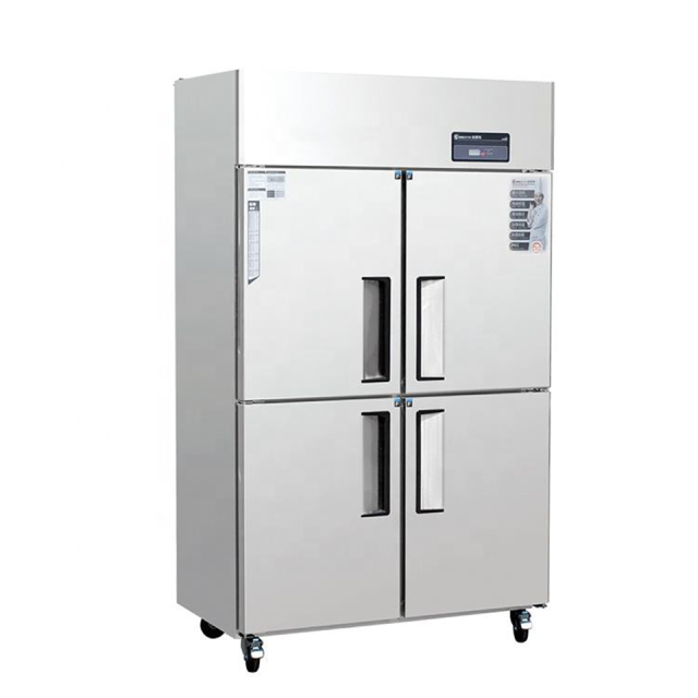 Refrigerador-congelador de cuatro puertas KRF4-75 de 969 l con refrigeración estática para servicios de alimentación