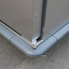 Carrinho térmico comercial de porta única para aquecimento de alimentos, modelo E-LG-10-21, para serviços de catering.