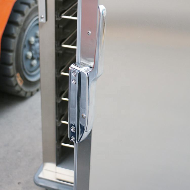 Carrinho térmico comercial de porta única para aquecimento de alimentos, modelo E-LG-10-21, para serviços de catering.