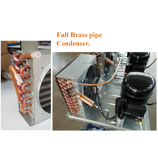 ثلاجة وفريزر عمودية تجارية من الفولاذ المقاوم للصدأ ببابين لخدمات تقديم الطعام