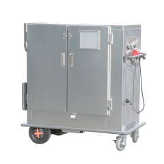 Armario de almacenamiento de acero inoxidable calentado comercial de 30 a 85 °C para catering