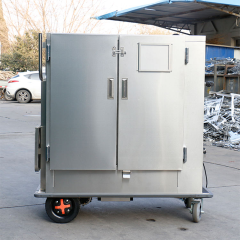 Armario de almacenamiento de acero inoxidable calentado comercial de 30 a 85 °C para catering