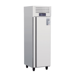 Single Door Commercial Upright Freezer 461L Stainless Steel for Catering Kitchen