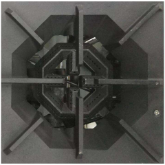 موقد غاز تجاري بستة شعلات لمطابخ المطاعم، بقوة 30 كيلو واط