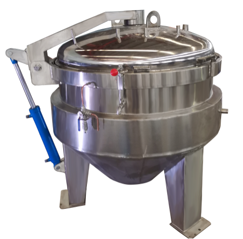 Vertical SUS304 Stainless Steel Steam Pressure Cooker 200–600L