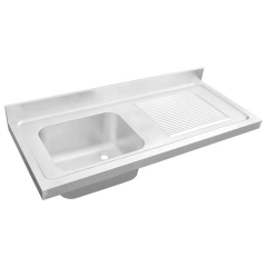 MS1B Series Deep Basin Kitchen Sink with Drainboard for Commercial