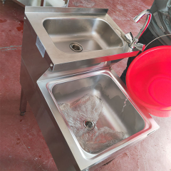 GQX-2 Dual-Basin Mop Cleaning Sink for Kitchens Janitorial Rooms and Utility Areas