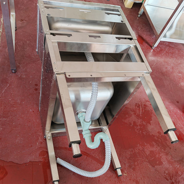 GQX-2 Dual-Basin Mop Cleaning Sink for Kitchens Janitorial Rooms and Utility Areas