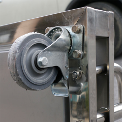 TBC-1 Mop Cleaning Sink with Drain Valve and Wheels for Commercial Use