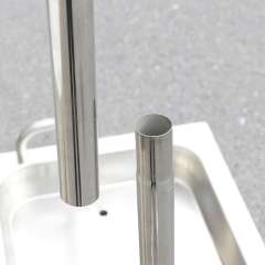 TBC-1 Mop Cleaning Sink with Drain Valve and Wheels for Commercial Use