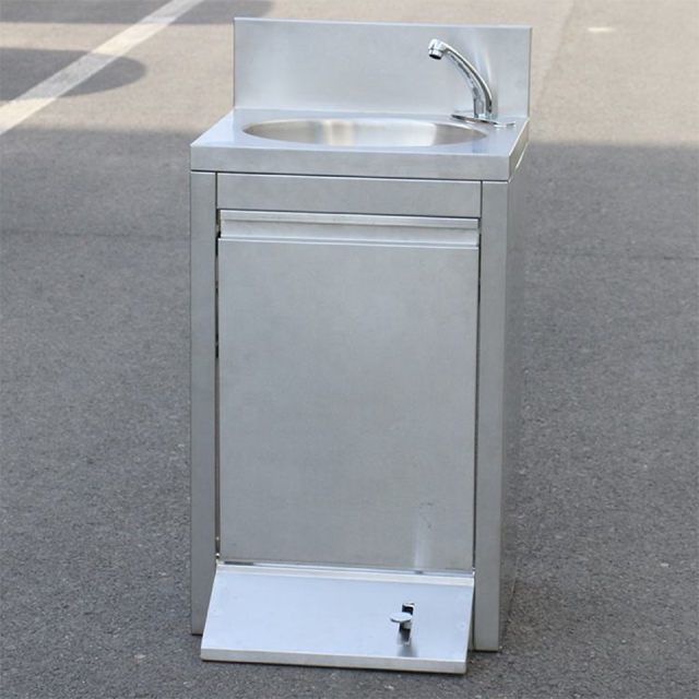 JTSCG-5040 Knee-Operated Hand Wash Sink for Commercial Kitchens and Utility Rooms