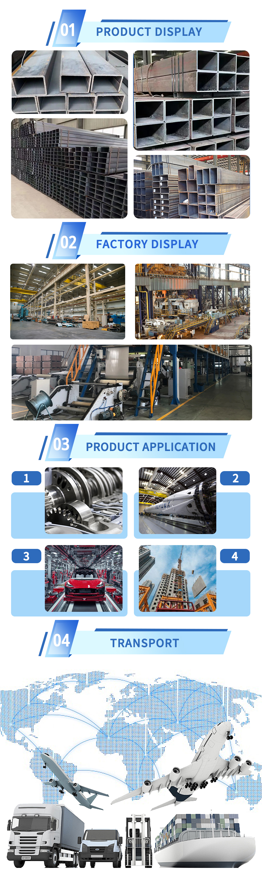 Steel Rectangular Pipe / Rectangular Tube