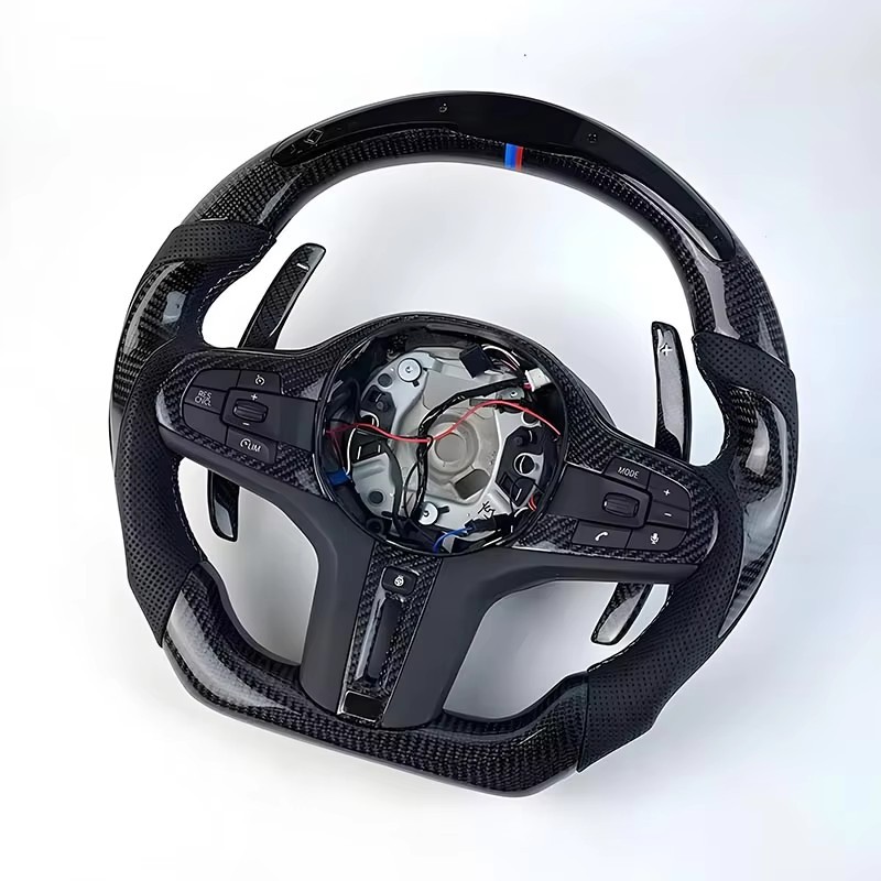 BMW G-Chassis Models (Both M-Sport and Regular)  100% Carbon Sport Fiber Steering Wheel