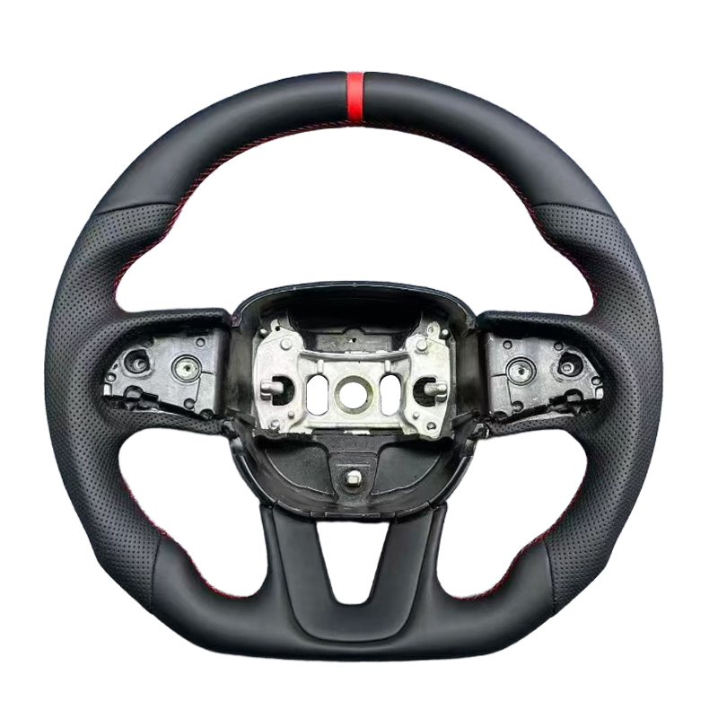 Dodge Challenger Charger Hellcat Durango SRT Racing Real Carbon Fiber  Steering Wheel
