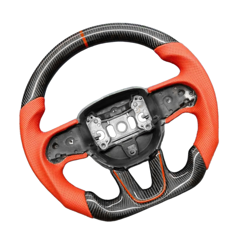 Dodge Challenger Charger Hellcat Durango SRT Racing Real Carbon Fiber  Steering Wheel
