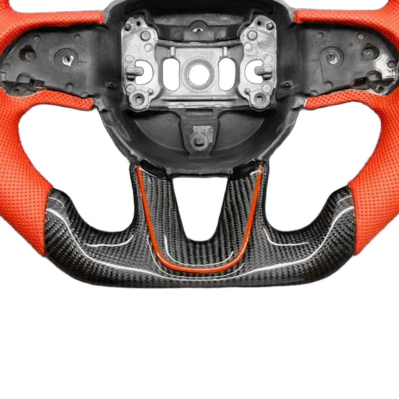 Dodge Challenger Charger Hellcat Durango SRT Racing Real Carbon Fiber  Steering Wheel