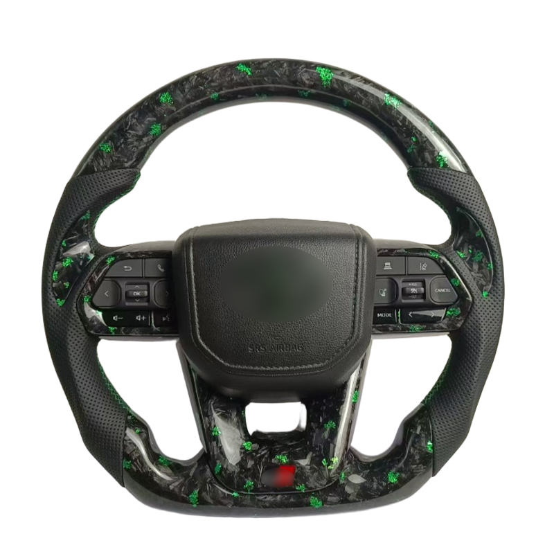 Toyota Land Cruiser Hilux Revo N70 N80 Tacoma Tundra Fortuner 2015-2022 LC300 LC200 GR Carbon Steering Wheel