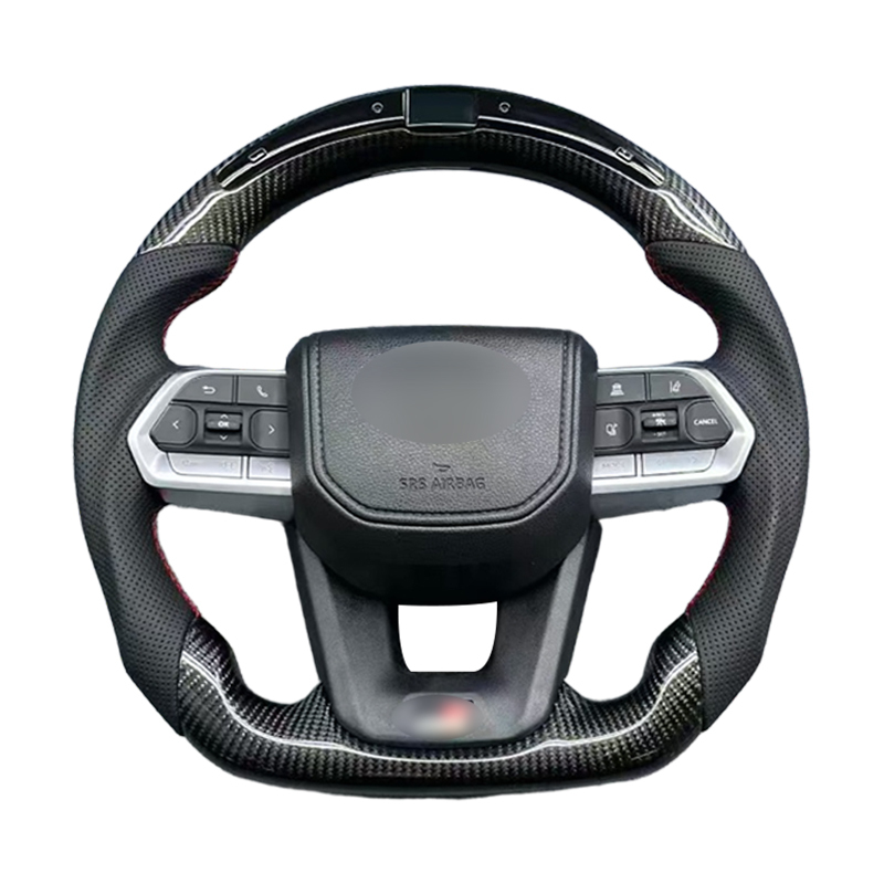 Toyota Land Cruiser Hilux Revo N70 N80 Tacoma Tundra Fortuner 2015-2022 LC300 LC200 GR Carbon Steering Wheel