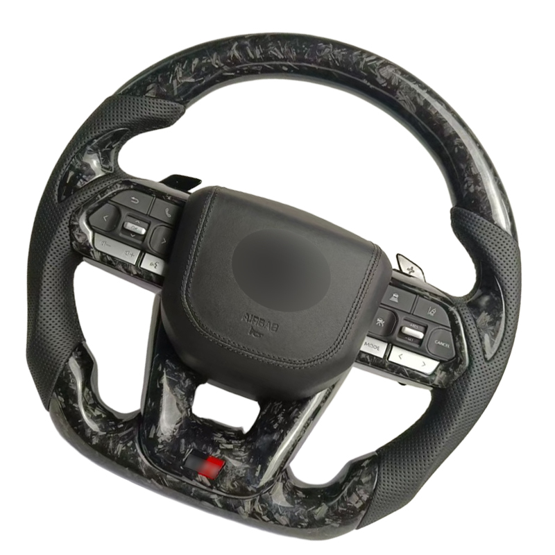Toyota Land Cruiser Hilux Revo N70 N80 Tacoma Tundra Fortuner 2015-2022 LC300 LC200 GR Carbon Steering Wheel