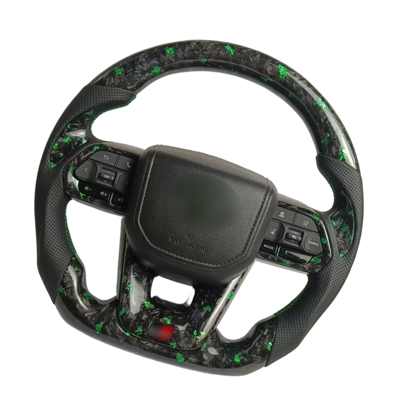 Toyota Land Cruiser Hilux Revo N70 N80 Tacoma Tundra Fortuner 2015-2022 LC300 LC200 GR Carbon Steering Wheel