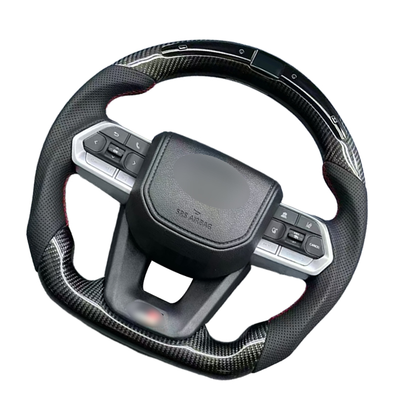 Toyota Land Cruiser Hilux Revo N70 N80 Tacoma Tundra Fortuner 2015-2022 LC300 LC200 GR Carbon Steering Wheel