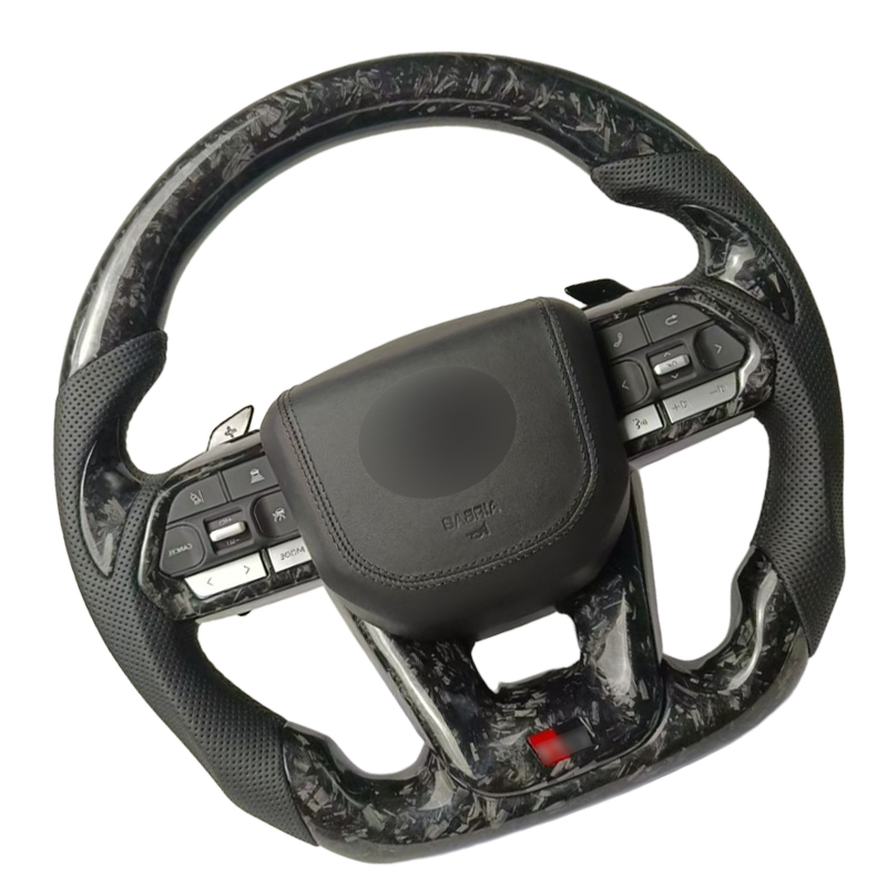 Toyota Land Cruiser Hilux Revo N70 N80 Tacoma Tundra Fortuner 2015-2022 LC300 LC200 GR Carbon Steering Wheel