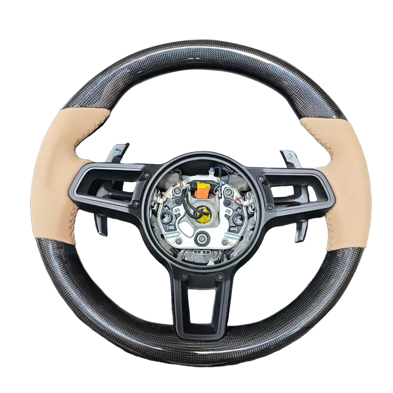 Porsche Cayenne 911 (992) Style  Customized Carbon Fiber Steering Wheel