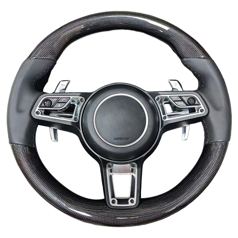 Porsche Cayenne 911 (992) Style  Customized Carbon Fiber Steering Wheel