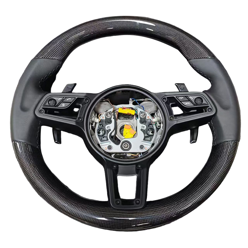 Porsche Cayenne 911 (992) Style  Customized Carbon Fiber Steering Wheel