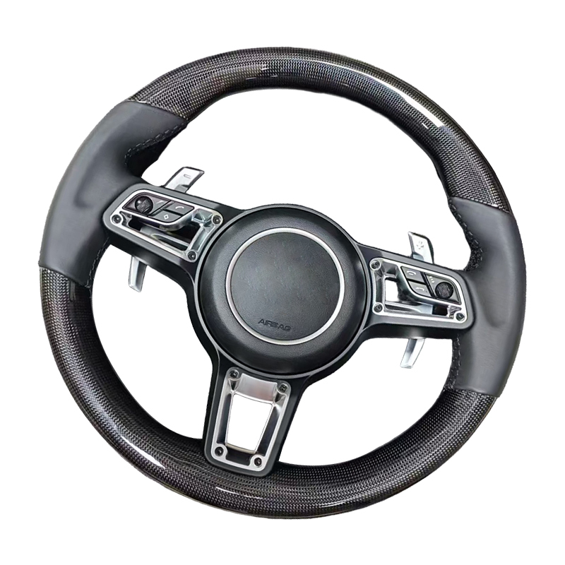 Porsche Cayenne 911 (992) Style  Customized Carbon Fiber Steering Wheel