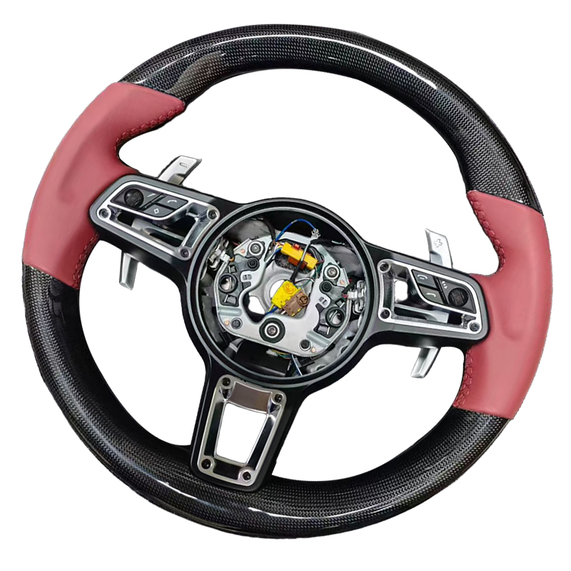 Porsche Cayenne 911 (992) Style  Customized Carbon Fiber Steering Wheel