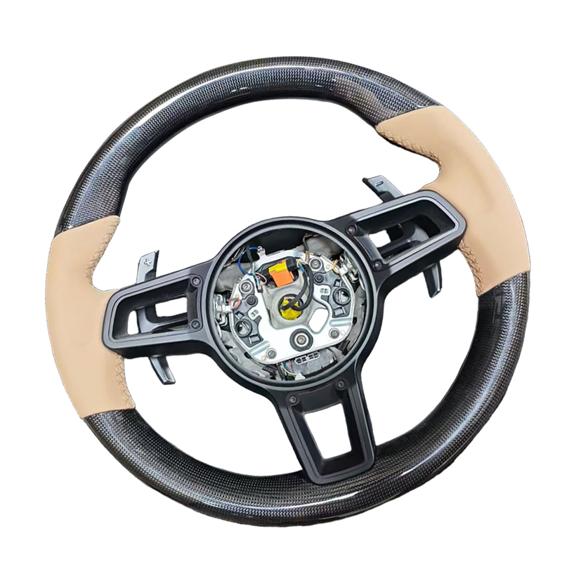 Porsche Cayenne 911 (992) Style  Customized Carbon Fiber Steering Wheel