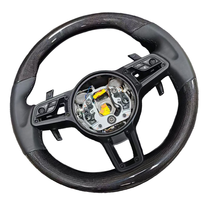 Porsche Cayenne 911 (992) Style  Customized Carbon Fiber Steering Wheel