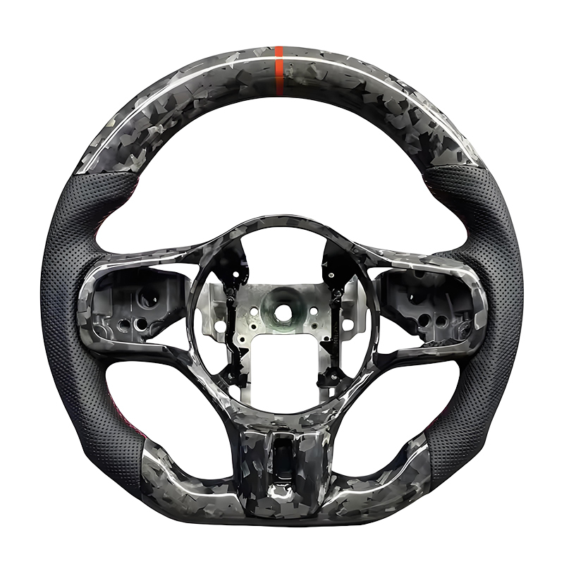Mitsubishi Lancer Evolution X Style Carbon Fiber Steering Wheel