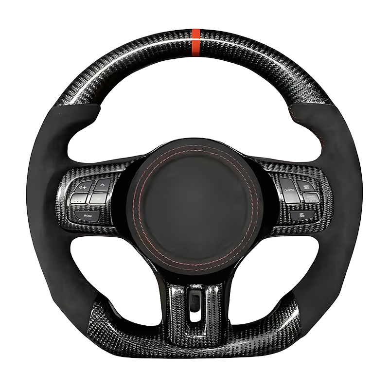 Mitsubishi Lancer Evolution X Style Carbon Fiber Steering Wheel