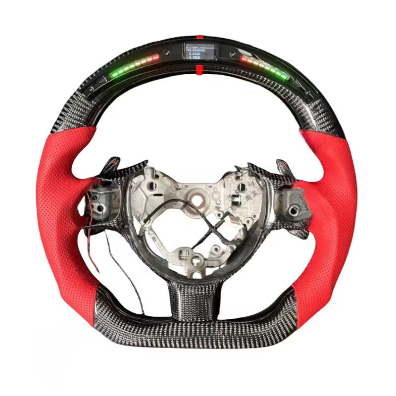 Toyota 86 Subaru BRZ GT86 GR86 AT86 LED Carbon Fiber Steering Wheel